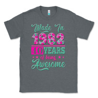 Charcoal Heather made in 1982, 40 years of being awesome Classic Tee - Jasminsmagicworld