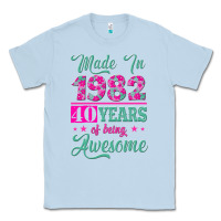 Dusty Blue made in 1982, 40 years of being awesome Classic Tee - Jasminsmagicworld