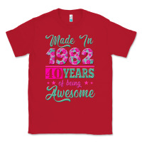 Red made in 1982, 40 years of being awesome Classic Tee - Jasminsmagicworld