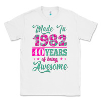 White made in 1982, 40 years of being awesome Classic Tee - Jasminsmagicworld