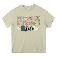 Mossy massage therapist life Heavy Core Tee - MaliasSmallBusiness