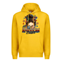Lemon american babe messy bun Premium Hoodie - FaDigitalArtStudio