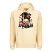 Pina Colada american babe messy bun Premium Hoodie - FaDigitalArtStudio