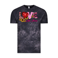 Cloud Black valentine's day love like jesus Vintage Tee - RanaPortraitStore