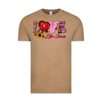 Vintage Coffee valentine's day love like jesus Vintage Tee - RanaPortraitStore