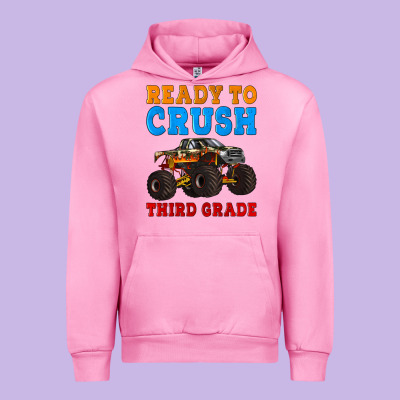 Ready To Crush Third Grade Urban Hoodie Designed By Artiststas