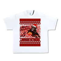 White Merry Christmas Labrador Retriever Urban Heavy Tee - Bettercallsaul