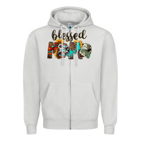 Western Blessed Mama Mother's Day Zipper Hoodie | Teevron
