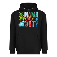 Black Mama Of Duty Heavyweight Hoodie - CowhideDigitalArt