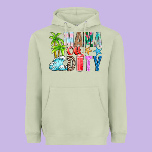 Mama Of Duty Heavyweight Hoodie Designed By Cowhidedigitalart