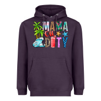 Plum Mama Of Duty Heavyweight Hoodie - CowhideDigitalArt