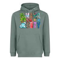 Sage Mama Of Duty Heavyweight Hoodie - CowhideDigitalArt