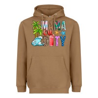 Toasted Coconut Mama Of Duty Heavyweight Hoodie - CowhideDigitalArt