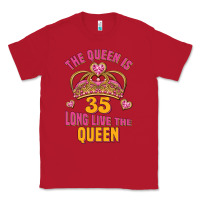 Red the queen is 35 long live the queen Classic Tee - Jasminsmagicworld