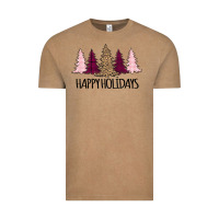 Vintage Coffee Happy Holidays Tree Vintage Tee - Bettercallsaul