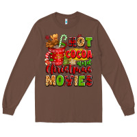 Chestnut hot cocoa and christmas movies Long Sleeve Tee - texasbilliewilder