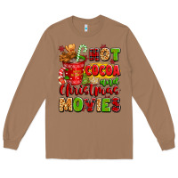 Toasted Coconut hot cocoa and christmas movies Long Sleeve Tee - texasbilliewilder