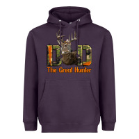 Plum Western Dad The Great Deer Hunter Heavyweight Hoodie - LillyAllenDesigns