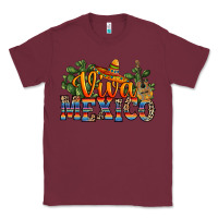 Burgundy viva mexico Classic Tee - RanaPortraitStore
