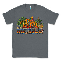Charcoal Heather viva mexico Classic Tee - RanaPortraitStore