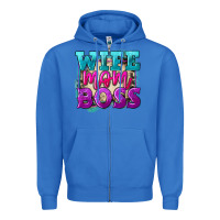 True Royal Wife mom boss Mother's Day Zipper Hoodie - FaDigitalArtStudio