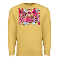 Antique Gold Postal Worker Premium Sweatshirt - CowhideDigitalArt