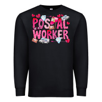 Black Postal Worker Premium Sweatshirt - CowhideDigitalArt