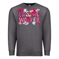 Charcoal Heather Postal Worker Premium Sweatshirt - CowhideDigitalArt