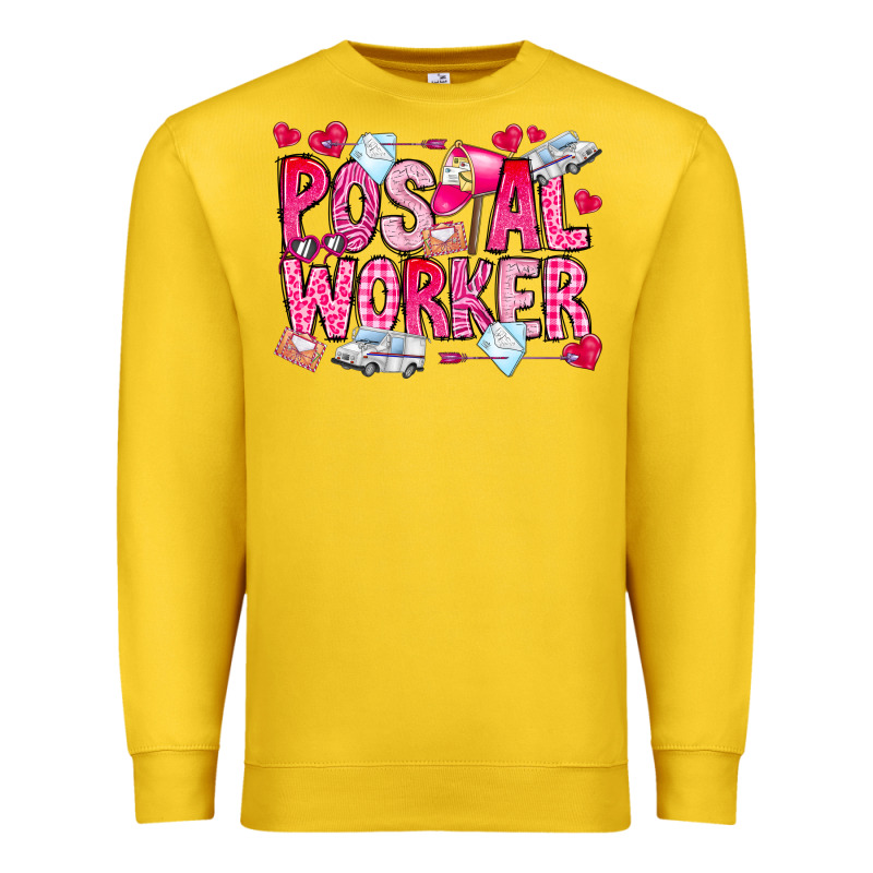 Postal Worker Premium Sweatshirt by CowhideDigitalArt | Teevron