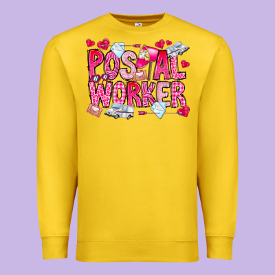 Postal Worker Premium Sweatshirt Designed By Cowhidedigitalart