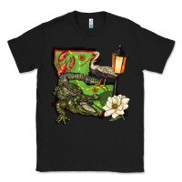 Black louisiana state Classic Tee - BarkalooDesign