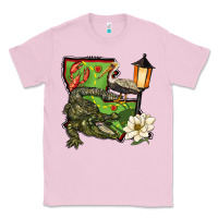 Bubblegum Pink louisiana state Classic Tee - BarkalooDesign