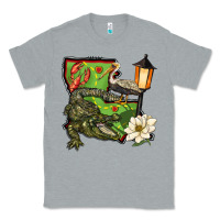 Heather Grey louisiana state Classic Tee - BarkalooDesign