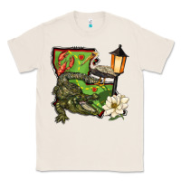 Natural louisiana state Classic Tee - BarkalooDesign