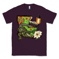 Plum louisiana state Classic Tee - BarkalooDesign