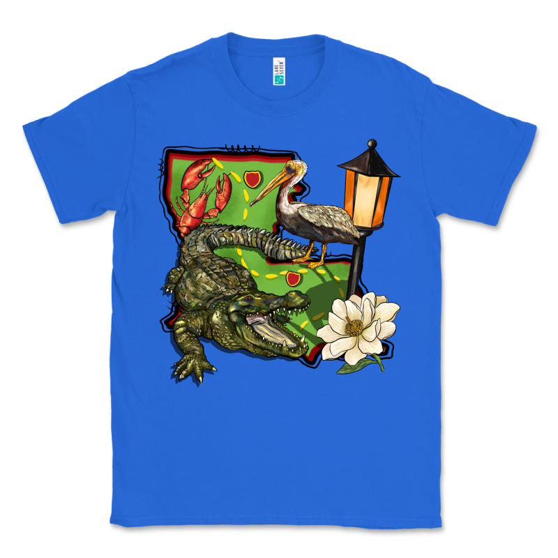 Louisiana State Classic Tee by BarkalooDesign | Teevron