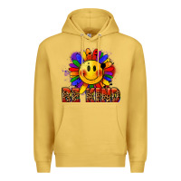 Antique Gold Be kind pride Premium Hoodie - FaDigitalArtStudio