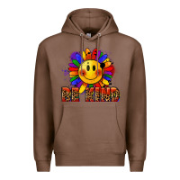 Chestnut Be kind pride Premium Hoodie - FaDigitalArtStudio