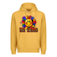 Mustard Be kind pride Premium Hoodie - FaDigitalArtStudio