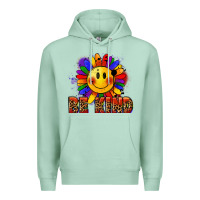 Seafoam Be kind pride Premium Hoodie - FaDigitalArtStudio