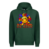 Sports Green Be kind pride Premium Hoodie - FaDigitalArtStudio