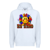 White Be kind pride Premium Hoodie - FaDigitalArtStudio