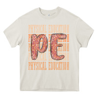 Cream physical education Heavy Core Tee - MaliasSmallBusiness