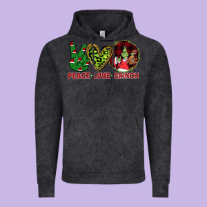 Peace Love Grinch Vintage Hoodie Designed By Bettercallsaul