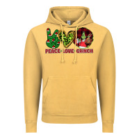 Vintage Mustard Peace Love Grinch Vintage Hoodie - Bettercallsaul