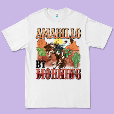 Amarillo By Morning Premium Tee Designed By Maliassmallbusiness
