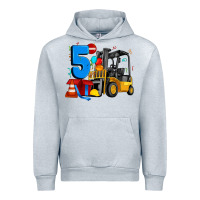 Heather Grey forklift birthday five Urban Hoodie - Artiststas