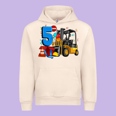 Forklift Birthday Five Urban Hoodie Designed By Artiststas