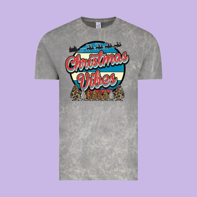 Christmas Vibes Vintage Tee Designed By Bettercallsaul