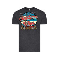 Vintage Black Christmas Vibes Vintage Tee - Bettercallsaul